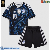 Fotballdrakt Barn Argentina Lionel Messi #10 Bortedraktsett VM 2026 Kortermet (+ Korte bukser)